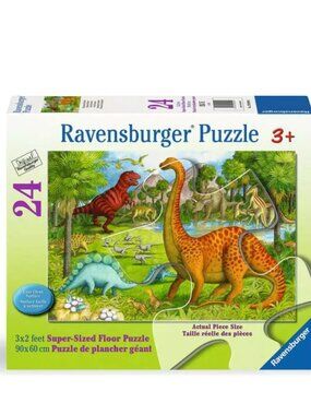 New sealed Ravensburger  Supersize Floor Puzzle 24 Pcs Dinosaur Pals